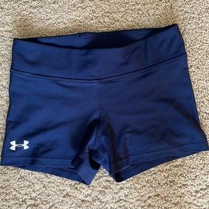 Navy Under Armour Volleyball Shorts